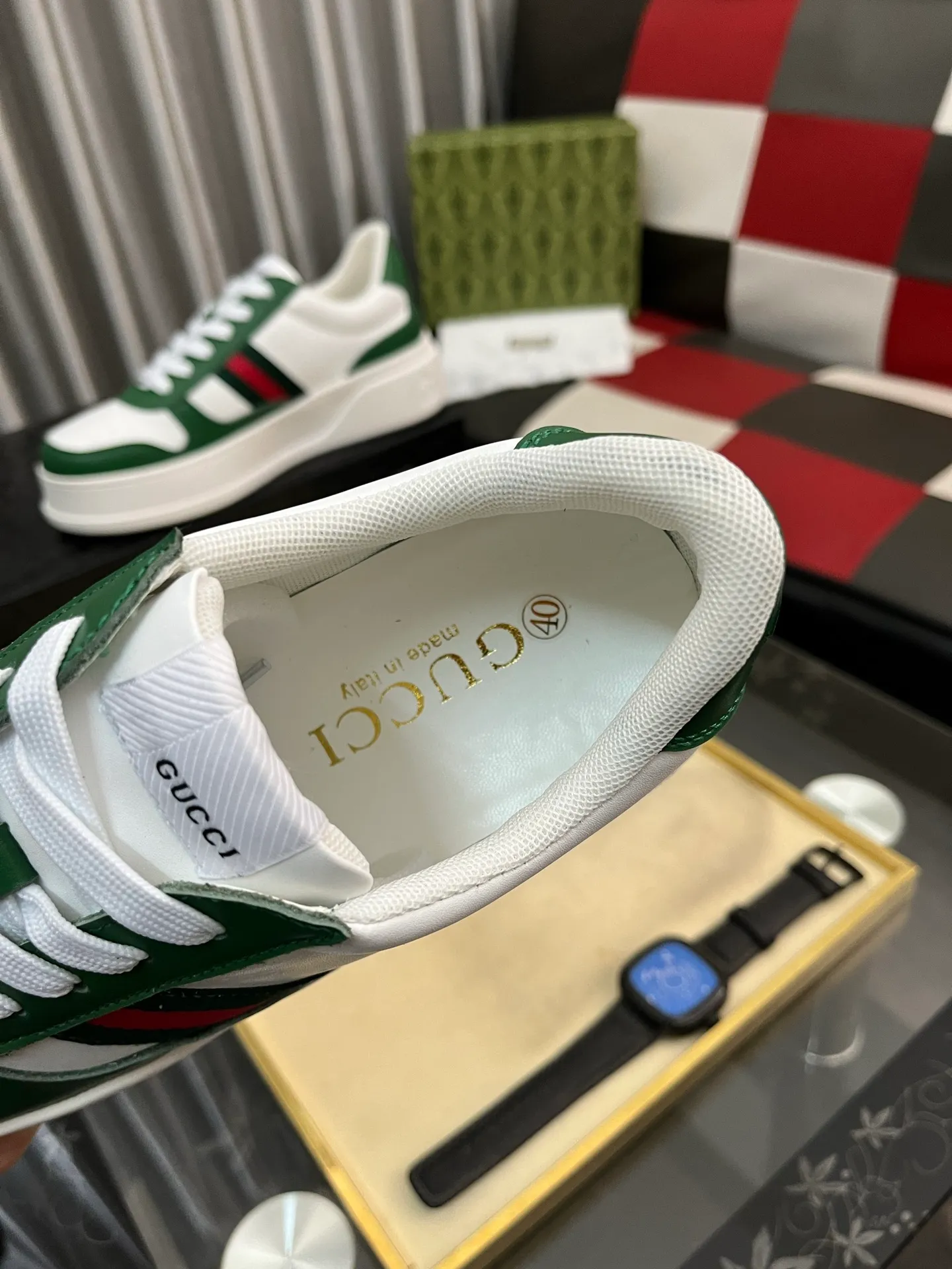 Men's Men's Shoes💰: 380⌚️⌚️[GUCCI] Gucci men's latest white shoe series casual shoes! The official website is built 1:1. Upper: Made of imported cowhide, with electric embroidery ➕Inner lining: Made of high-quality first-layer pigskin, soft and comfortable. Picky material selection and exquisite workmanship give you the best enjoyment. Size: 38-444️⃣Colors available
